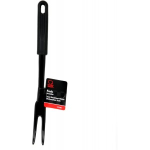 Chef Craft Basic Nylon Meat Cooking Fork, 12 inch, Black