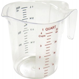 Winco FBA_ Measuring Cup, Polycarbonate,...