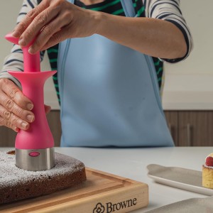 Cuisipro Ice Cream Scoop and Stack, Pink