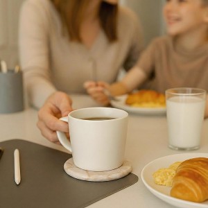 Creative Home Set of 4 Genuine Marble Drink Coasters – 4