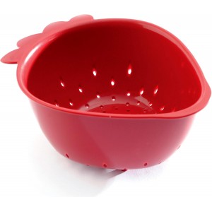 Norpro, Red Strawberry Colander, Mini