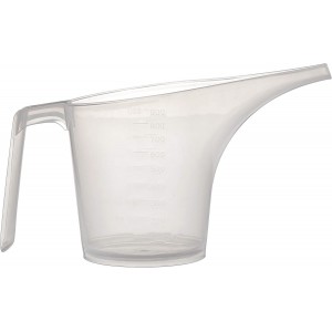 Fox Run Easy Pour Measuring Cup with Funnel Spout, 3.5, Clear Plastic