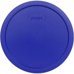 Pyrex 7403-PC 10-Cup Cadet Blue Sculpted Mixing Bowl Replacement Food Storage Lid - Made in USA