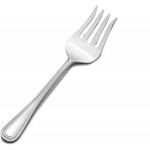 Wallace Continental Bead 18/10 Stainless Steel Cold Meat Fork, Silver