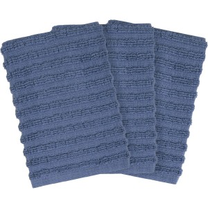 Ritz Royale Collection 100% Combed Terry Cotton, Highly Absorbent, Kitchen Dish Cloth Set, 13-3/4