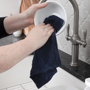 Ritz Royale Collection 100% Combed Terry Cotton, Highly Absorbent, Kitchen Dish Cloth Set, 13-3/4