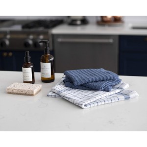 Ritz Royale Collection 100% Combed Terry Cotton, Highly Absorbent, Kitchen Dish Cloth Set, 13-3/4