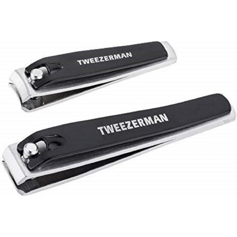 Tweezerman Stainless Steel Combo Set with Fingernail and Toenail Clippers