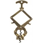 Early 20th Century Antique Finish Lazy Tongs Concertina Corkscrew