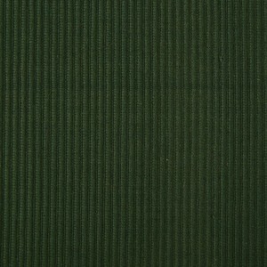 DII Basic Everyday Ribbed Tabletop 100% Cotton, Placemat Set, 13x19, Dark Green, 6 Piece