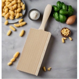 Cuisinox Wooden Gnocchi and Cavatelli Pasta Board, Beachwood, 8