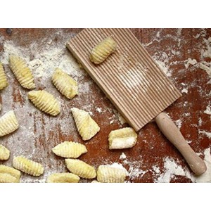 Cuisinox Wooden Gnocchi and Cavatelli Pasta Board, Beachwood, 8