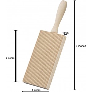 Cuisinox Wooden Gnocchi and Cavatelli Pasta Board, Beachwood, 8