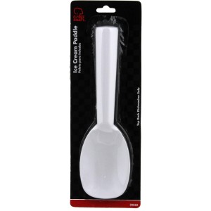 Chef Craft Basic Plastic Ice Cream Paddle, 9 Inch, White
