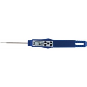 Taylor 9877FDA Compact Waterproof Digital Food Thermometer, 2.81 Inch Stem Length with FDA-Recommended 1.5mm Probe, NSF Certified, Blue