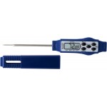 Taylor 9877FDA Compact Waterproof Digital Food Thermometer, 2.81 Inch Stem Length with FDA-Recommended 1.5mm Probe, NSF Certified, Blue