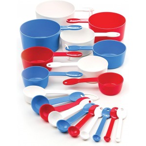 PrepWorks Ultimate Measuring Set - 19-Piece Set with Measuring Cups and Spoons for Accurate Dry and Liquid Ingredient Measurements