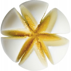 Prepworks by Progressive Compact Egg Slicer,white, red and yellow