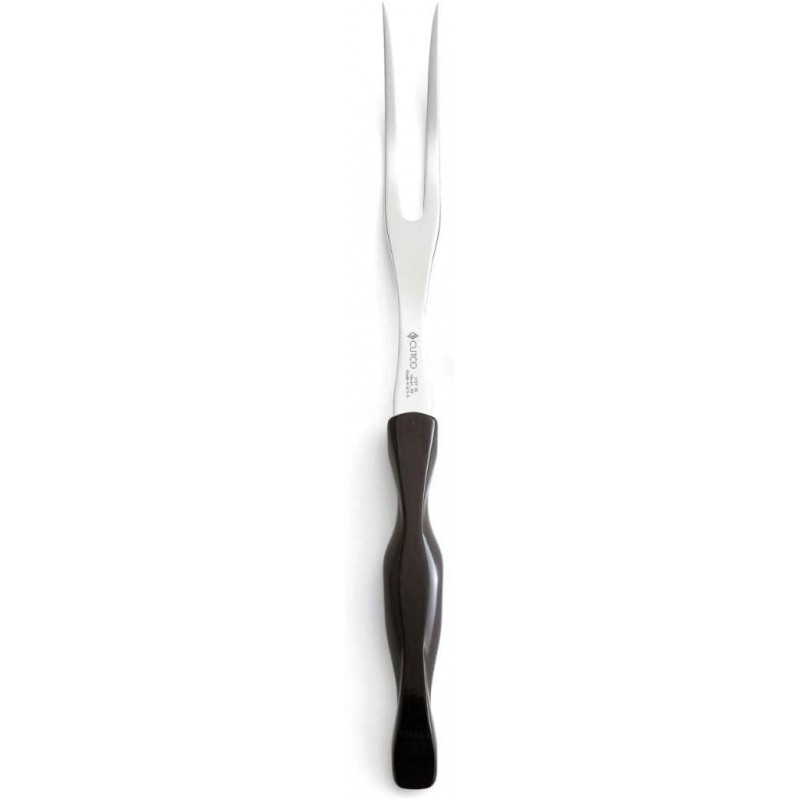 CUTCO Model 1727 Carving Fork with Classic Dark Brown handle (often called 