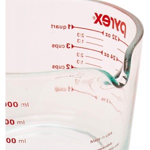 Pyrex Glass Measuring Cup 4 Cup (32 Oz) Glass