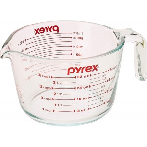 Pyrex Glass Measuring Cup 4 Cup (32 Oz) ...