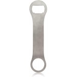 True TrueBlade Stainless Steel Beer Bottle Opener, Compact and Slim Flat Bar Key with Long Handle, Perfect for Kitchen, Home Bar, Restaurant, Party, Travel, 7.25 Inches, Set of 1