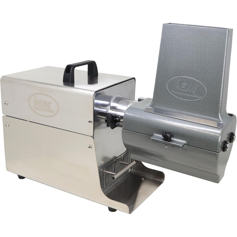 LEM Products BigBite 2-in-1 Jerky Slicer and Tenderizer, Aluminum and Stainless Steel