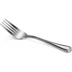 New Star Foodservice 58062 Slimline Pattern, 18/0 Stainless Steel, Salad Fork, 6.25-Inch, Set of 12