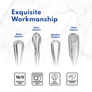 New Star Foodservice 58062 Slimline Pattern, 18/0 Stainless Steel, Salad Fork, 6.25-Inch, Set of 12