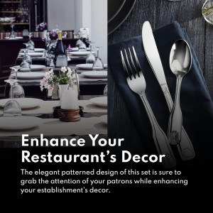 New Star Foodservice 58062 Slimline Pattern, 18/0 Stainless Steel, Salad Fork, 6.25-Inch, Set of 12