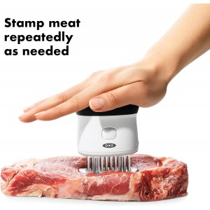 OXO Good Grips Easy-Clean Bladed Meat Tenderizer, White