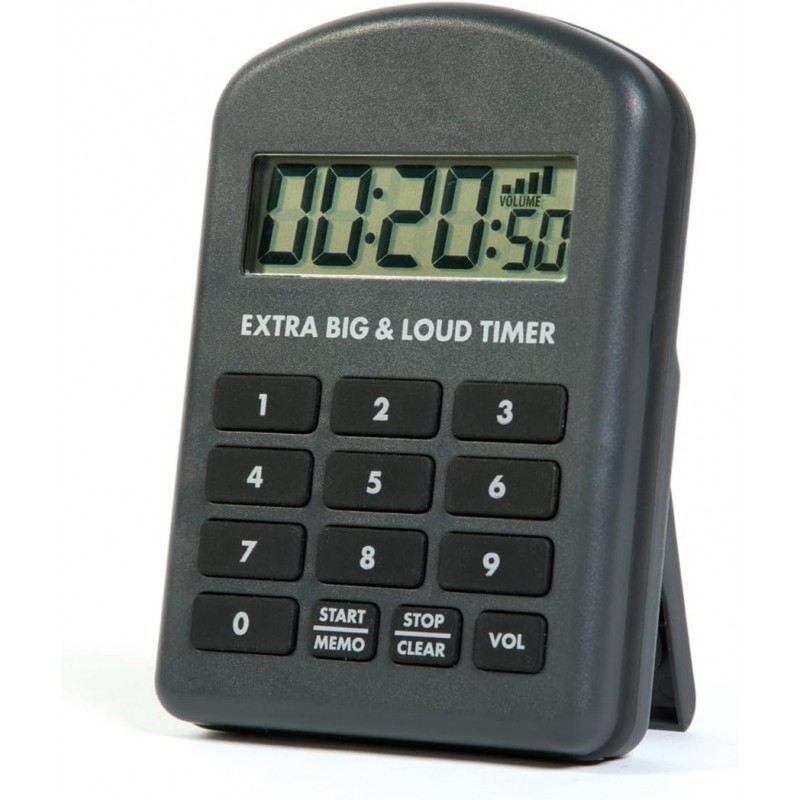 Extra Big & Loud Timer - for Noisy Commercial Kitchens!