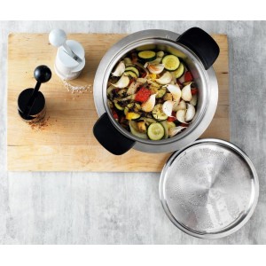 Kuhn Rikon Adjustable Ratchet Grinder with Ceramic Mechanism for Salt, Pepper and Spices, 8.5 x 2.25 inches, Black