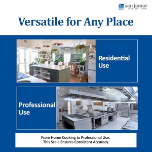 Escali Primo NSF Listed Digital Scale, 11 lb/5 kg, Black (SCDGP11BK)