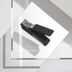 Tweezerman Precision Grip Fingernail Clipper, Black