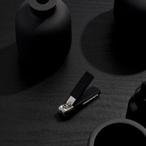 Tweezerman Precision Grip Fingernail Clipper, Black