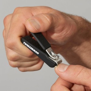 Tweezerman Precision Grip Fingernail Clipper, Black