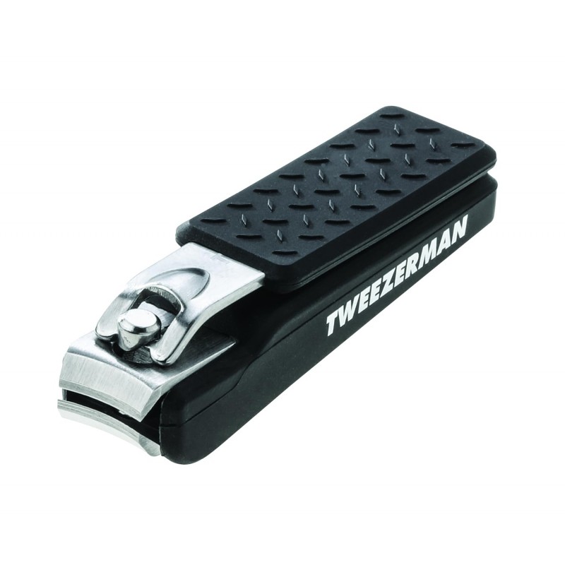 Tweezerman Precision Grip Fingernail Clipper, Black