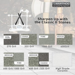 Warthog V-Sharp A4 Replacement Hones, COARSE 325 Grit for A4 & Classic II Knife Sharpener Systems