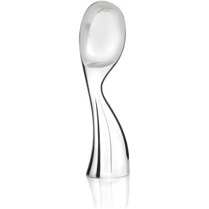 nambe Ice Cream Skoop | Heavy Duty Ice Cream Scoop for Spooning Frozen Hard Gelato, Sorbet and Cookie Dough | Ergonomic Metal Easy-Grip, Made from Zinc Alloy | 7.5 – Inch | Dishwasher Safe