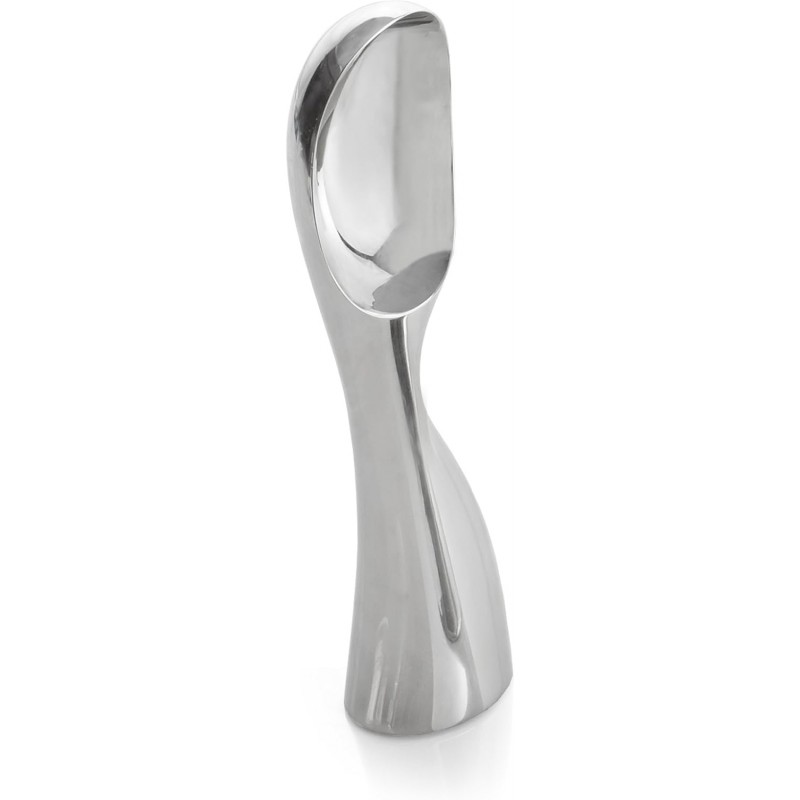 nambe Ice Cream Skoop | Heavy Duty Ice Cream Scoop for Spooning Frozen Hard Gelato, Sorbet and Cookie Dough | Ergonomic Metal Easy-Grip, Made from Zinc Alloy | 7.5 – Inch | Dishwasher Safe