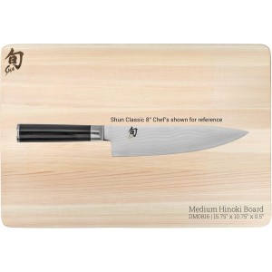 Shun Hinoki Cutting Board - Medium - 15.75" x 10.75" x 0.5"