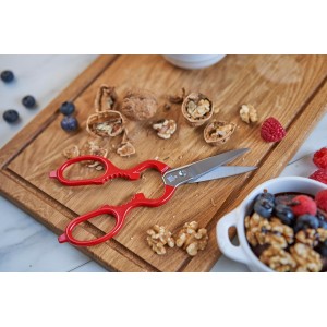 ZWILLING Forged Multi-Purpose Kitchen Shears - Red Handle