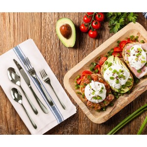 Utopia Towels Blue Dish Towels [12 Pack - 15 x 25 Inches] 100% Ring Spun Cotton Highly Absorbent & Reusable Cleaning Bar, Tea, Kitchen and Dishcloths Set - 200 GSM