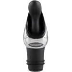 HOUDINI W9116 Deluxe Wine Pourer with Stopper, Black