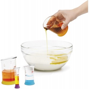 OXO Good Grips 7-Piece Nesting Measuring Beaker Set, Multicolored