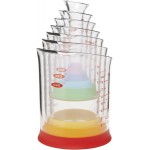 OXO Good Grips 7-Piece Nesting Measuring Beaker Set, Multicolored