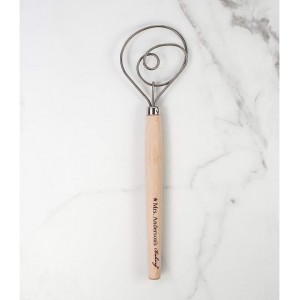 Mrs. Anderson's Baking Dough Whisk, Single-Loop, 12 Inch, 18/8 Stainless Steel, For Gently Mixing Doughs, Batters, And Bread Mixes