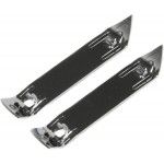 Chef Craft Select Durable Plated Iron Bottle Opener, 4.5 inches in length 2 piece set, Gray