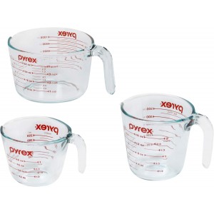 Pyrex Essentials (3-Pack) Glass Measurin...